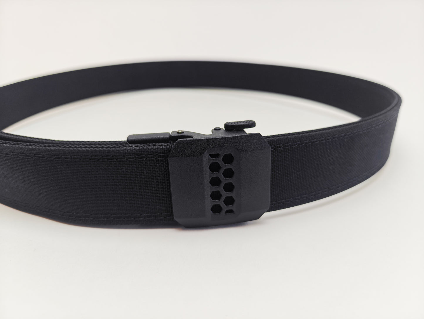 RATCHET GUN BELT WITH 2 BUCKLES