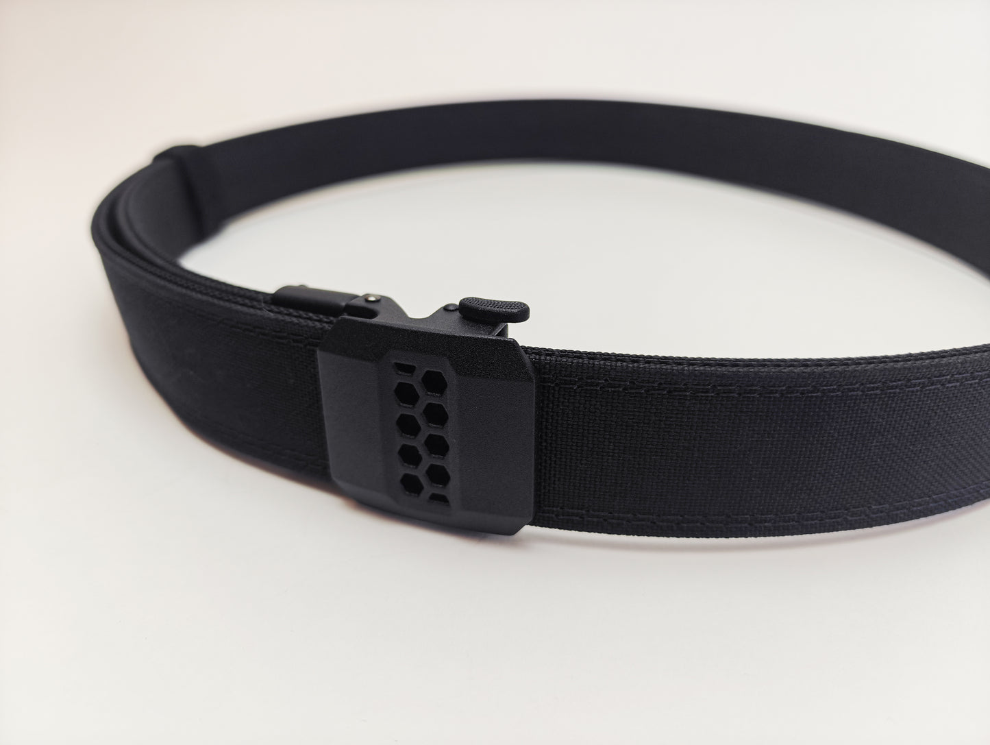RATCHET GUN BELT WITH 2 BUCKLES