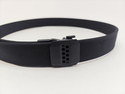 RATCHET GUN BELT WITH 2 BUCKLES